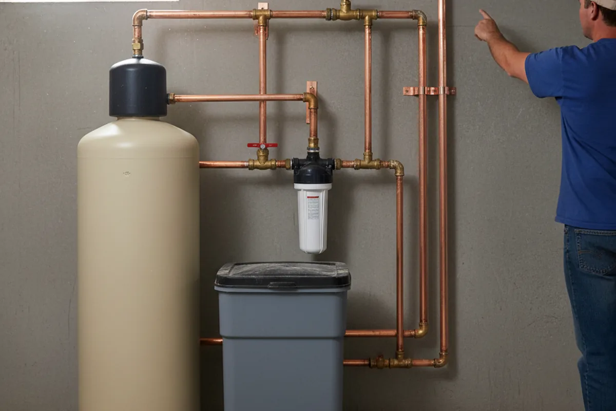 Whole-house water treatment system installed in Railroad